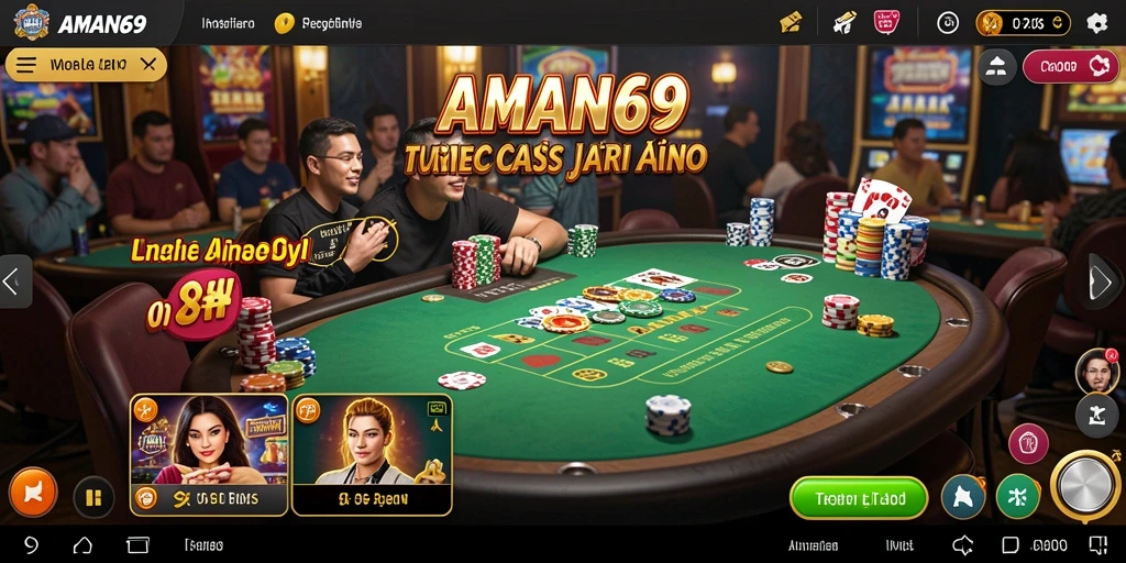 Tampilan gameplay Live Casino yang mendebarkan dan interaktif.