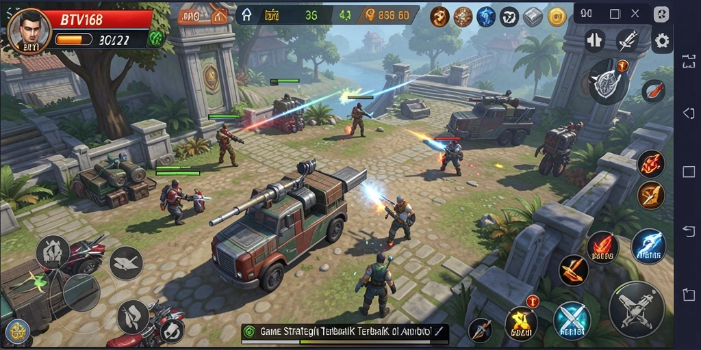Tampilan grafik menakjubkan dalam gameplay SLG BTV168.