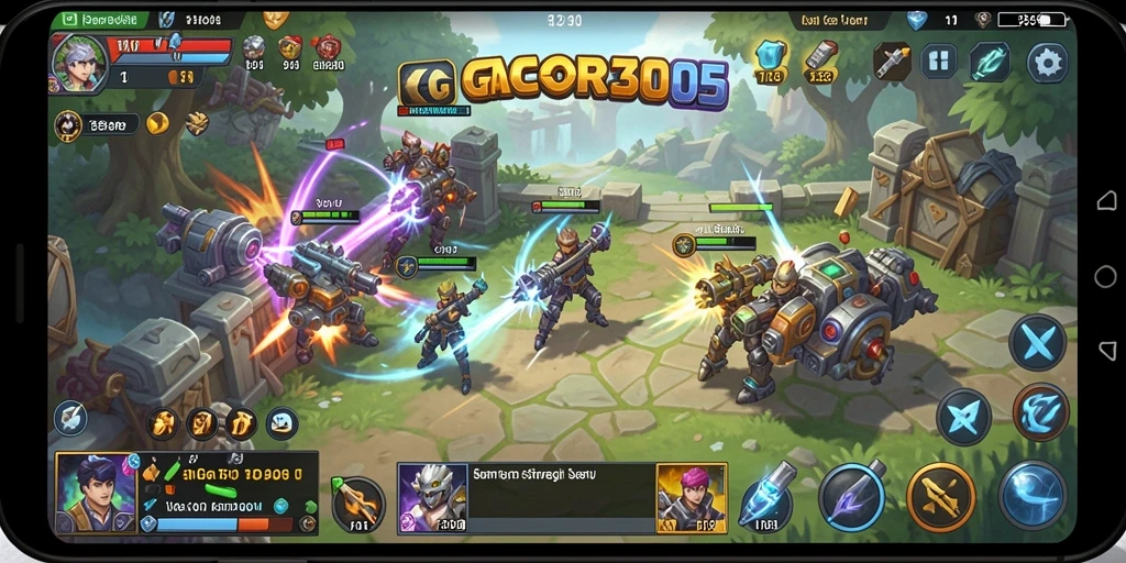 Tampilan seru dari gameplay GACOR305 yang menantang.