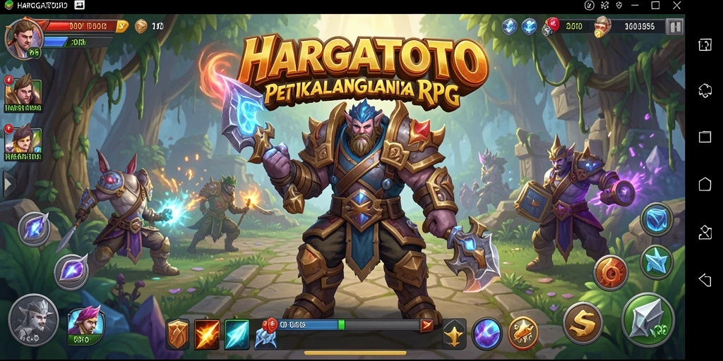Tangkapan layar HARGATOTO menunjukkan aksi pertarungan yang menarik di dunia RPG.