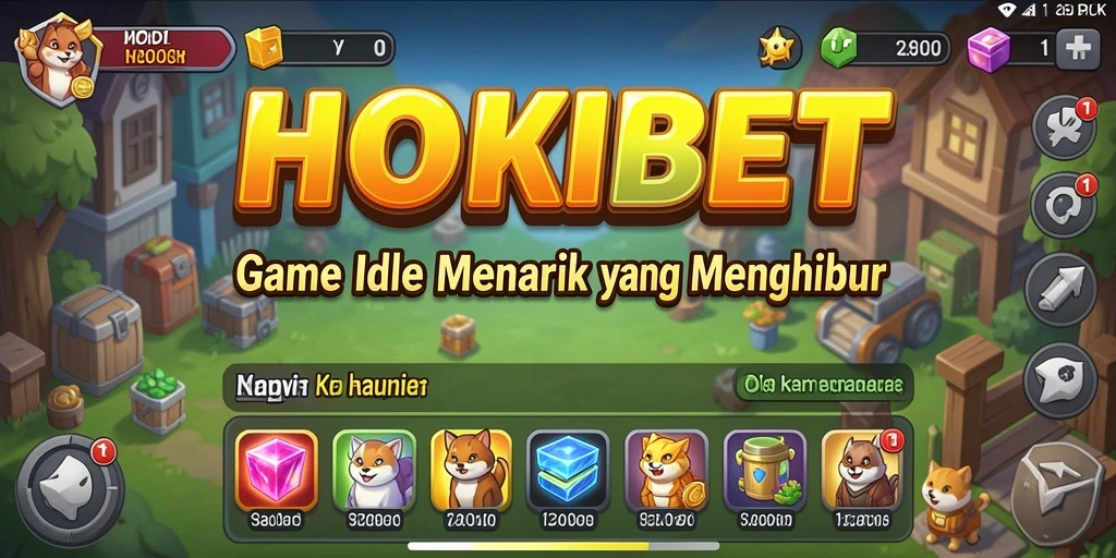 Tampilan gameplay HOKIBET yang mengasyikkan dan santai.