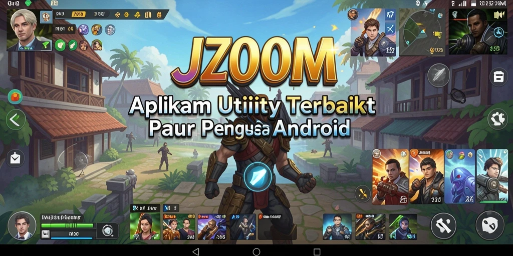 Tampilan antarmuka J200M yang sederhana dan efektif.