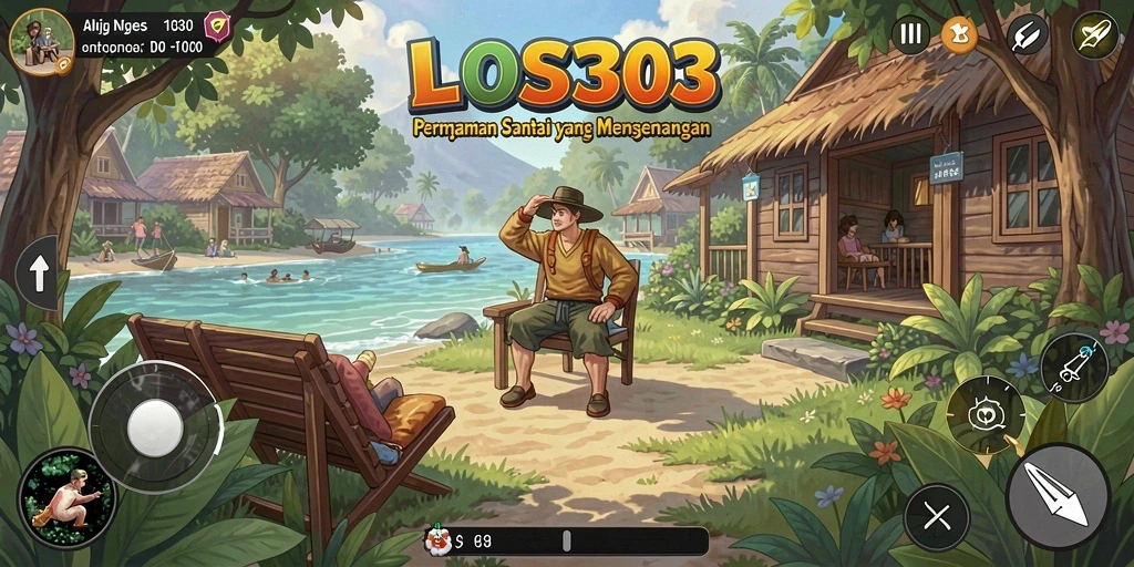 Screenshot menunjukkan karakter utama sedang menyelesaikan puzzle yang menantang.