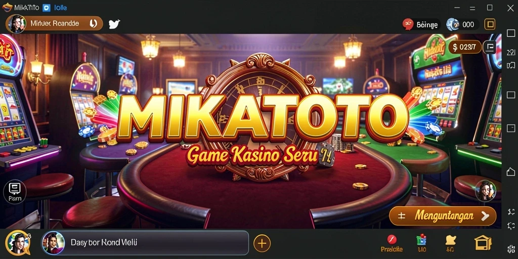 Gameplay MIKATOTO yang mendebarkan dengan banyak pilihan permainan Kasino.