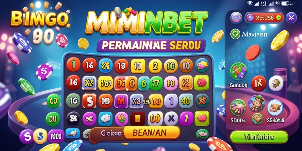 Tampilan utama gameplay MIMINBET yang seru dan interaktif.