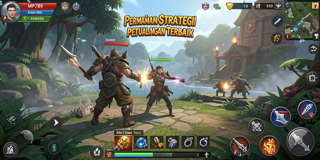Tampilan gameplay SLG yang menegangkan dan interaktif.