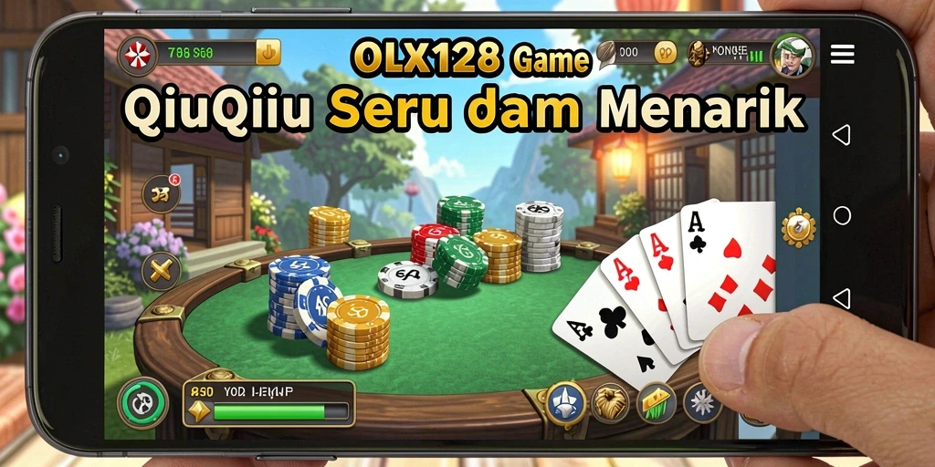 Tampilan gameplay QiuQiu yang seru dan interaktif.