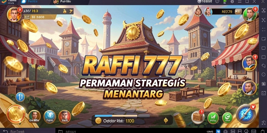 Tampilan gameplay RAFFI777 yang penuh aksi dan strategi