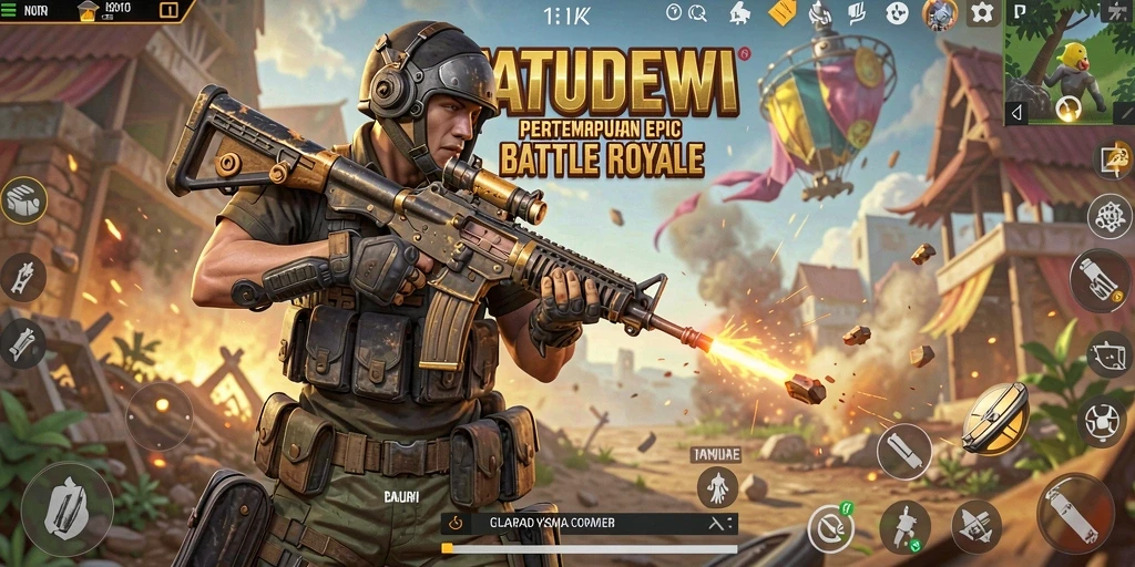 Tampilan gameplay RATUDEWI yang menegangkan dan penuh aksi.