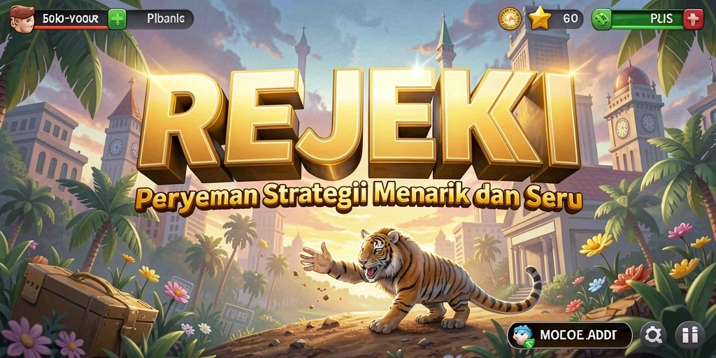 Screenshot utama REJEKI menunjukkan aksi strategis yang mendebarkan.