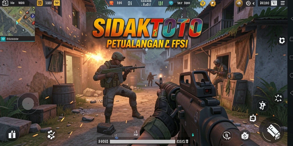 Tangkapan layar gameplay penuh aksi dari SIDAKTOTO.