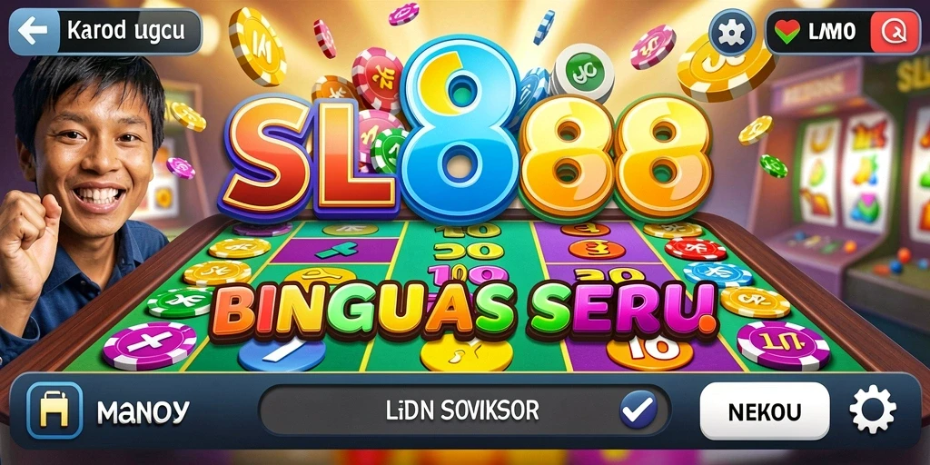 Tampilan gameplay SL888 yang menarik dan seru dalam bermain Bingo.