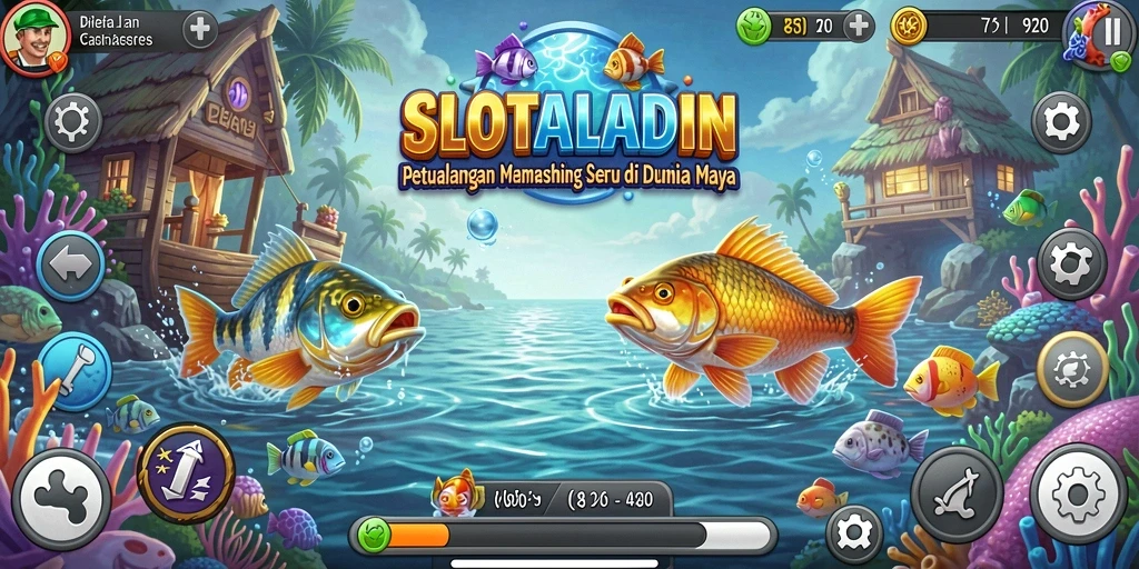 Tangkapan ikan yang memukau dalam permainan SLOTALADIN.