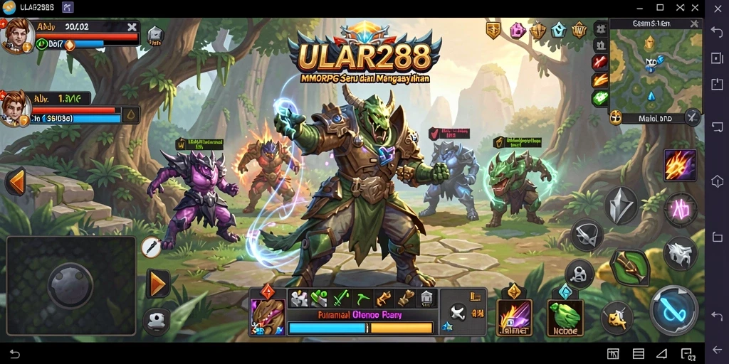 Tangkapan layar gameplay ULAR288 yang menunjukkan petualangan seru.