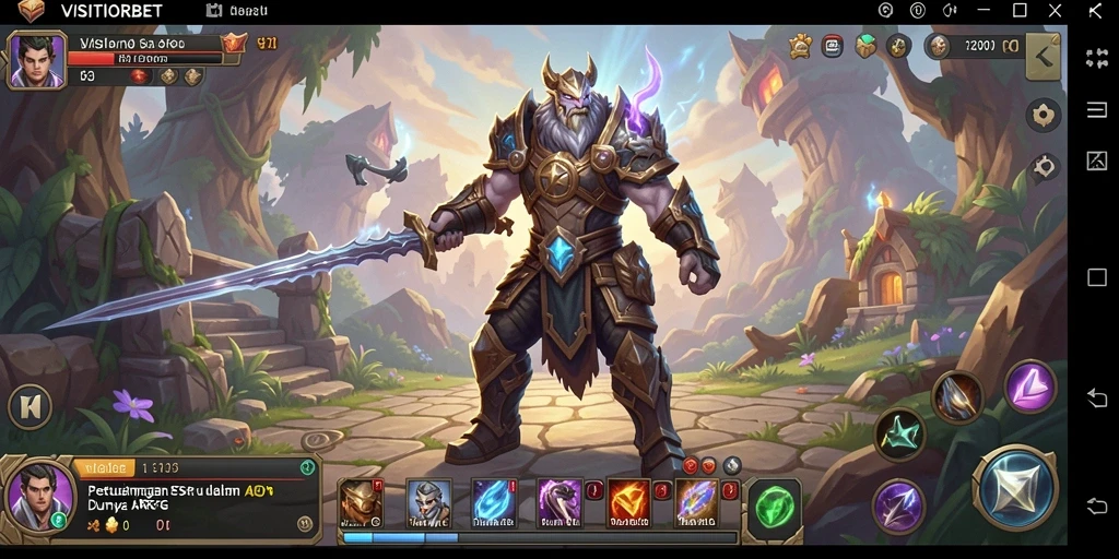 Tampilan gameplay seru dari VISITORBET dalam petualangan ARPG.